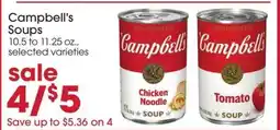 Giant Eagle Campbell's Soups offer