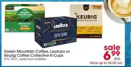 Giant Eagle Green Mountain Coffee, Lavazza or Keurig Coffee Collective K-Cups offer