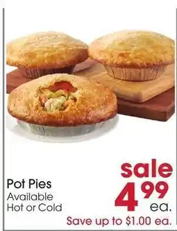 Giant Eagle Pot Pies offer