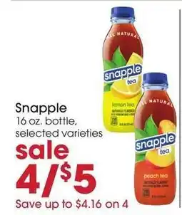 Giant Eagle Snapple offer