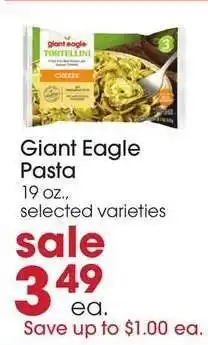 Giant Eagle Giant Eagle Pasta offer