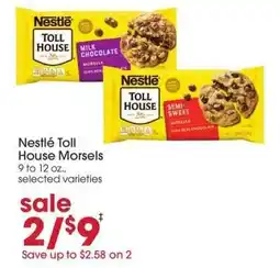 Giant Eagle Nestlé Toll House Morsels offer
