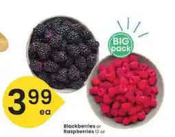 Albertsons Blackberries or Raspberries offer