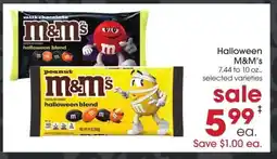 Giant Eagle Halloween M&M's offer
