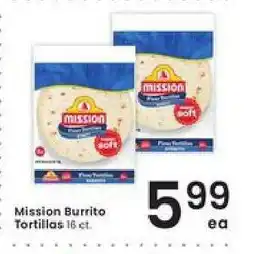 Albertsons Mission Burrito Tortillas offer