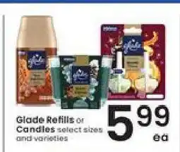 Albertsons Glade Refills or Candles offer