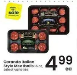 Albertsons Carando Italian Style Meatballs offer