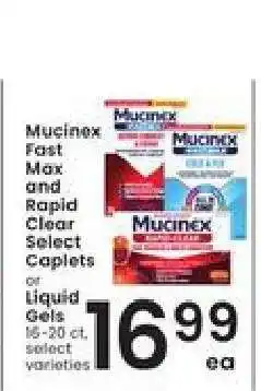 Albertsons Mucinex Fast Max and Rapid Clear offer