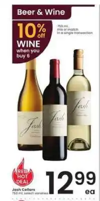 Albertsons Josh Cellars Wine offer