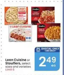 Albertsons Lean Cuisine or Stouffers offer