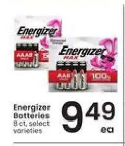 Albertsons Energizer Batteries offer
