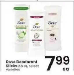 Albertsons Dove Deodorant offer