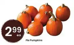 Albertsons Pie Pumpkins offer