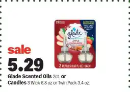 Meijer Glade Scented Oils or Candles offer