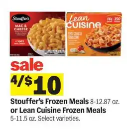 Meijer Stouffer’s Frozen Meals or Lean Cuisine Frozen Meals offer