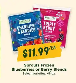 Sprouts Farmers Market Sprouts Frozen Blueberries or Berry Blends offer