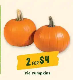 Sprouts Farmers Market Pie Pumpkins offer