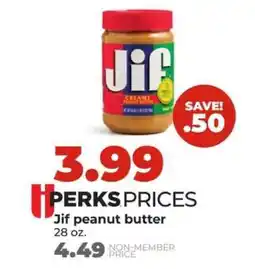 Hy-Vee Jif Peanut Butter offer