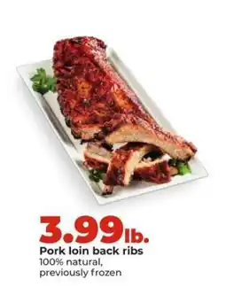 Hy-Vee Pork Loin Back Ribs offer