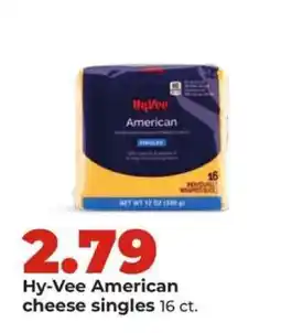 Hy-Vee Hy-Vee American cheese singles offer