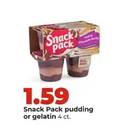Hy-Vee Snack Pack Pudding Or Gelatin offer