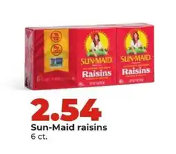 Hy-Vee Sun-Maid Raisins offer
