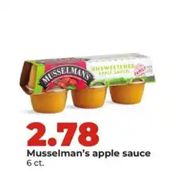 Hy-Vee Musselman's Apple Sauce offer