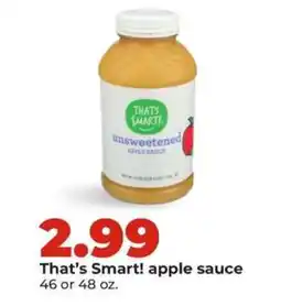 Hy-Vee That's Smart! apple sauce offer
