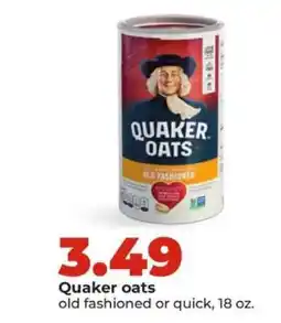 Hy-Vee Quaker Oats offer
