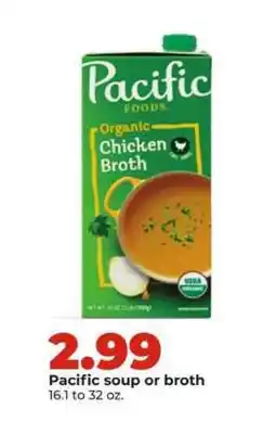 Hy-Vee Pacific soup or broth offer