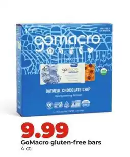 Hy-Vee GoMacro gluten-free bars offer