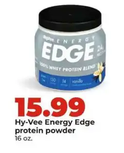 Hy-Vee Hy-Vee Energy Edge protein powder offer