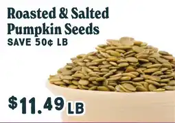 Market of Choice Roasted & Salted Pumpkin Seeds offer