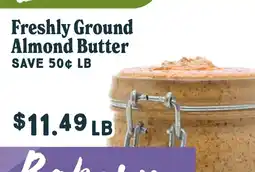 Market of Choice Freshly Ground Almond Butter offer