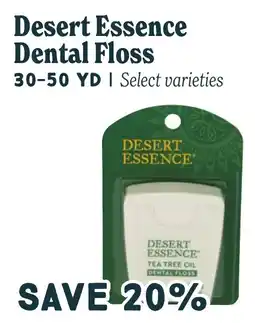 Market of Choice Desert Essence Dental Floss offer