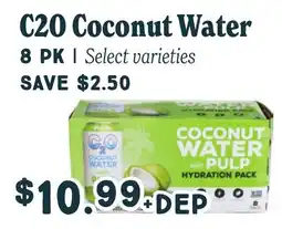 Market of Choice C20 coconut water offer