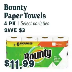 Market of Choice Bounty paper towels offer