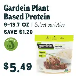 Market of Choice Gardein Plant Based Protein offer