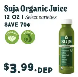 Market of Choice Suja Organic Juice offer