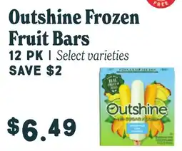 Market of Choice Outshine frozen fruit bars offer