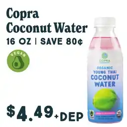 Market of Choice Copra coconut water offer