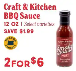 Market of Choice Craft & Kitchen BBQ Sauce offer