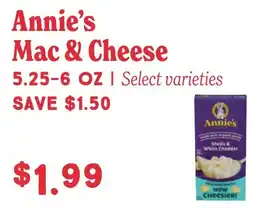 Market of Choice Annie's Mac & Cheese offer