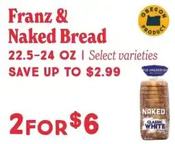 Market of Choice Franz & Naked Bread offer