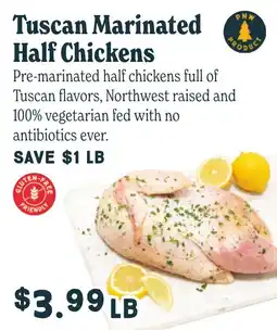 Market of Choice Tuscan Marinated Half Chickens offer