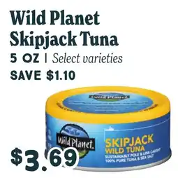 Market of Choice Wild Planet Skipjack Tuna offer
