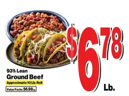Super Saver 93% Lean Ground Beef offer