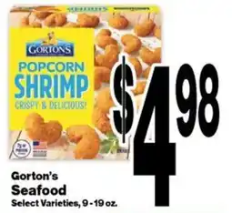 Super Saver Gorton's Popcorn Shrimp offer