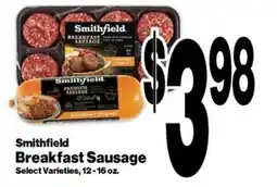 Super Saver Smithfield Breakfast Sausage offer
