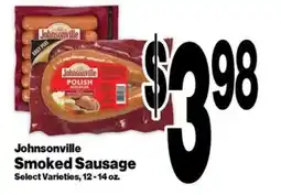Super Saver Johnsonville Smoked Sausage offer